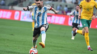 Con gol de Messi, Argentina vence 2-0 a Australia en Beijing por fecha FIFA