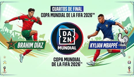 DAZN transmitió el partido Francia 2-0 Marruecos por el Mundial 2026