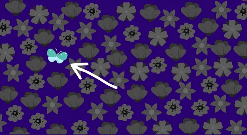 Localiza la mariposa oculta entre las flores en 11 segundos: ¿te atreves a asumir el desafío? (Foto: Depor)
