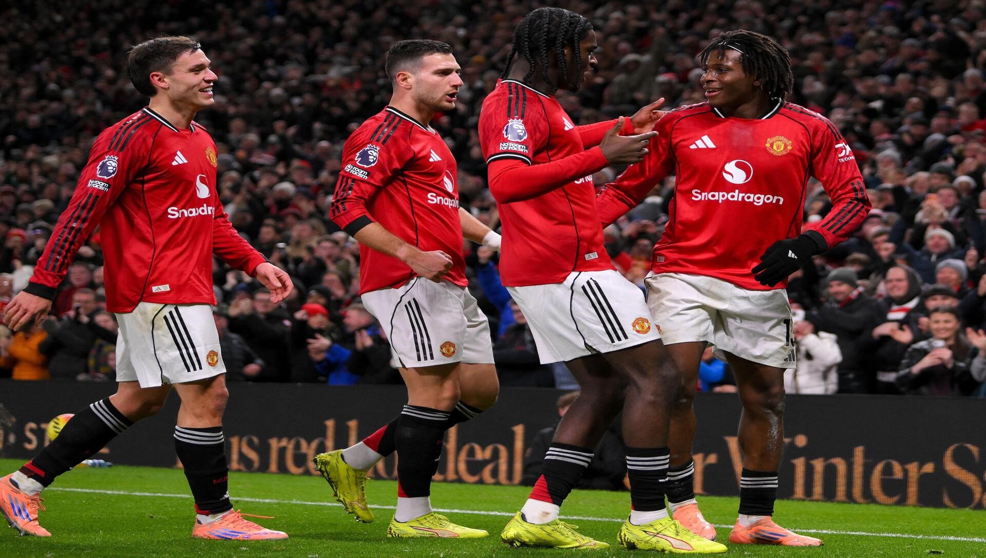Los Red Devils saldrán por un nuevo triunfo como local en el partido Manchester United vs Wolves (Crédito: Alamy Stock Photo).