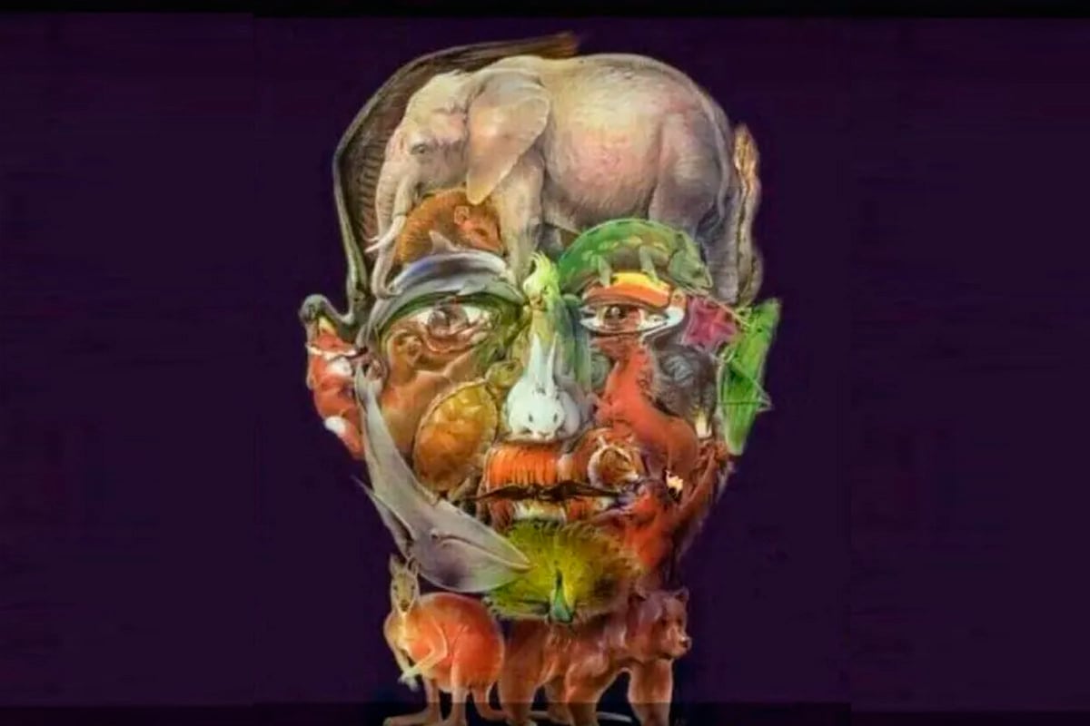 Este es un acertijo lógico visual. El reto es hallar al camello oculto en esta imagen en menos de 25 segundos (Foto: Junio Puzzles)