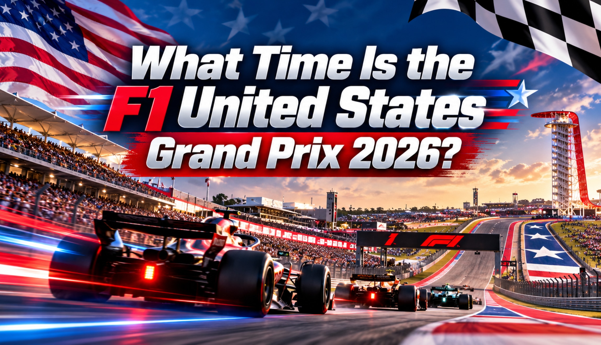 Check the start time for the 2026 United States Grand Prix, this Sunday, October 25, at the Circuit of the Americas in Austin, Texas. (Photo: Image created by Depor using ChatGPT AI)