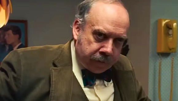 Paul Giamatti interpreta a Paul Hunham, un profesor de Barton Academy que debe cuidar a los alumnos en Navidad, en la película "The Holdovers" (Foto: Miramax)