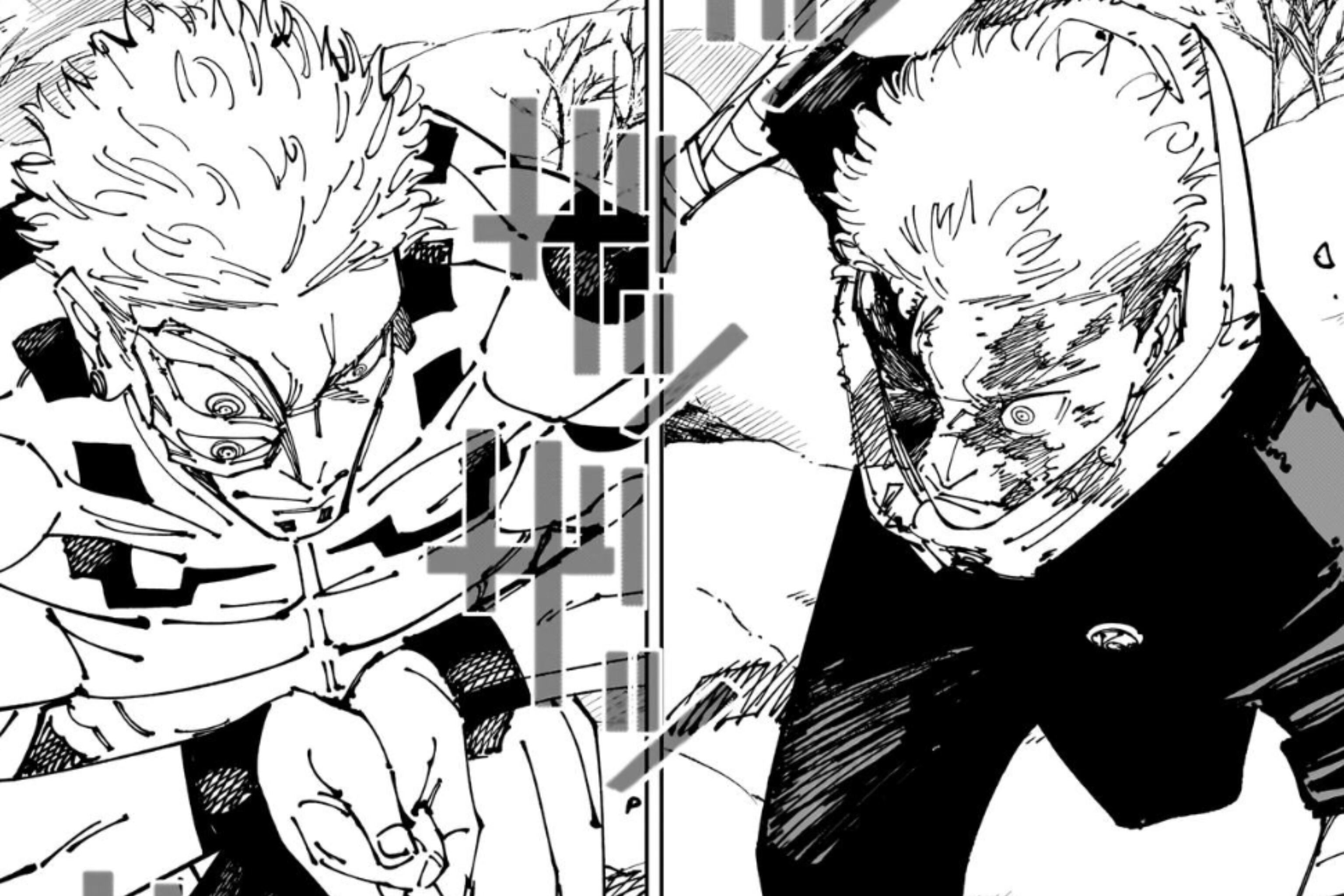 Sukuna e Itadori pelean en el episodio 266 del manga de “Jujutsu Kaisen" (Foto: Shueisha)