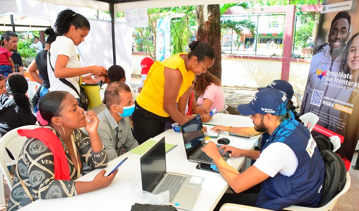 Oportunidades laborales con Empleate sin Fronteras (Foto: Prosperidad Social).