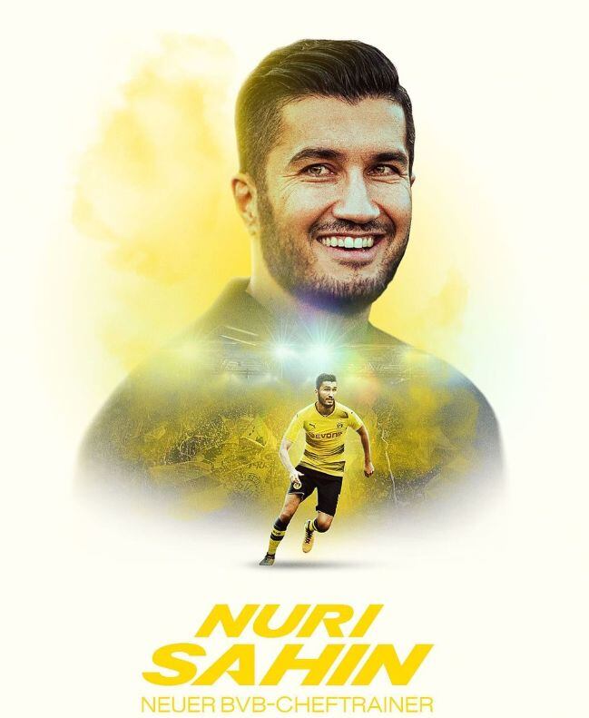 Sahin, nuevo entrenador del Dortmund.