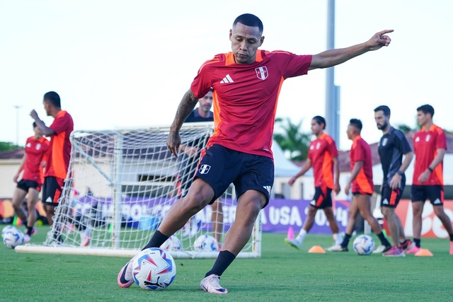 Selección Peruana realizó su último entrenamiento en Miami. (Foto: FPF)