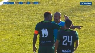 Se le puso cara a cara: Luis Tejada fue expulsado ante UTC y perdió los papeles con el árbitro del partido [VIDEO]