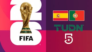 TUDN televisó el partido Portugal 0-1 España por el Mundial 2026