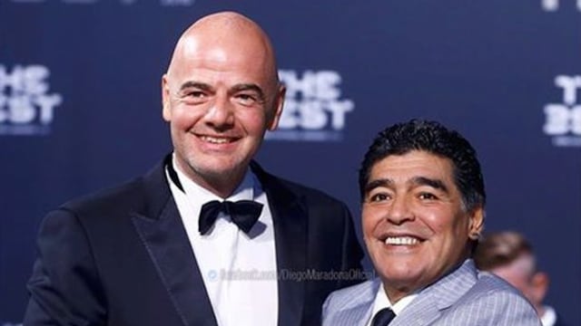 Maradona trabajará para la FIFA: “Cumplo uno de los sueños de mi vida”