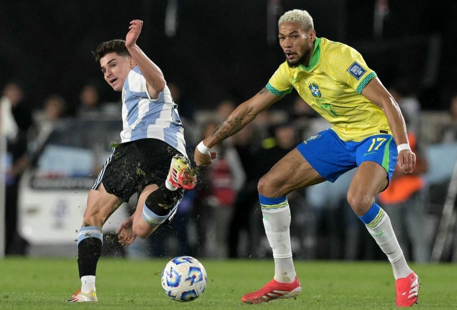 Argentina vs. Brasil fue uno de los encuentros más destacados del 2025. (Foto: AFP)