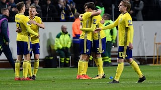 Festejaron los vikingos: Suecia celebró a lo grande su victoria sobre Italia por repechaje a Rusia 2018