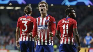 Gracias a Griezmann: Atlético de Madrid venció 3-1 al Brujas por la fecha 2 de la Champions League 2018
