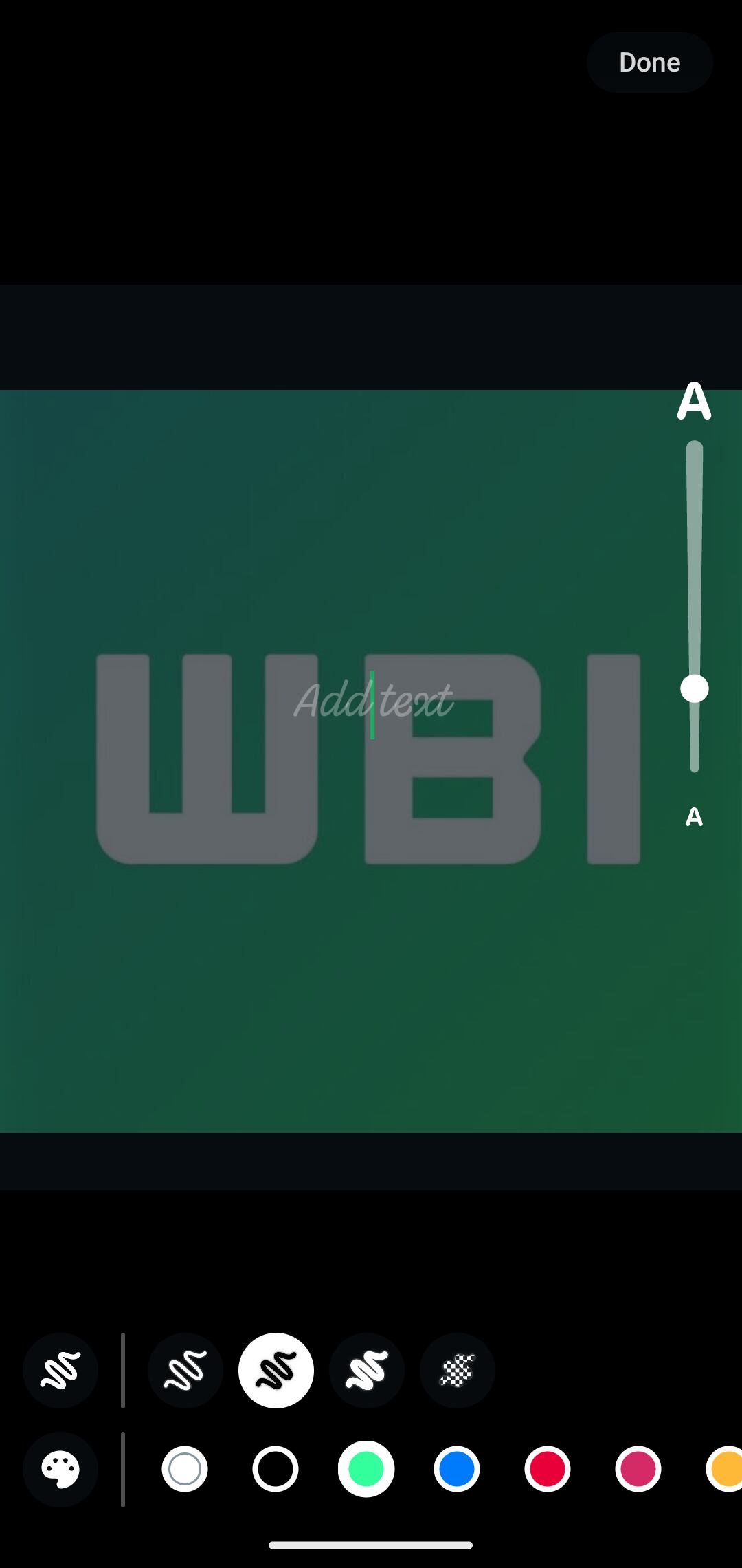 Vista previa del nuevo editor de dibujo de WhatsApp. (Foto: WabetaInfo)