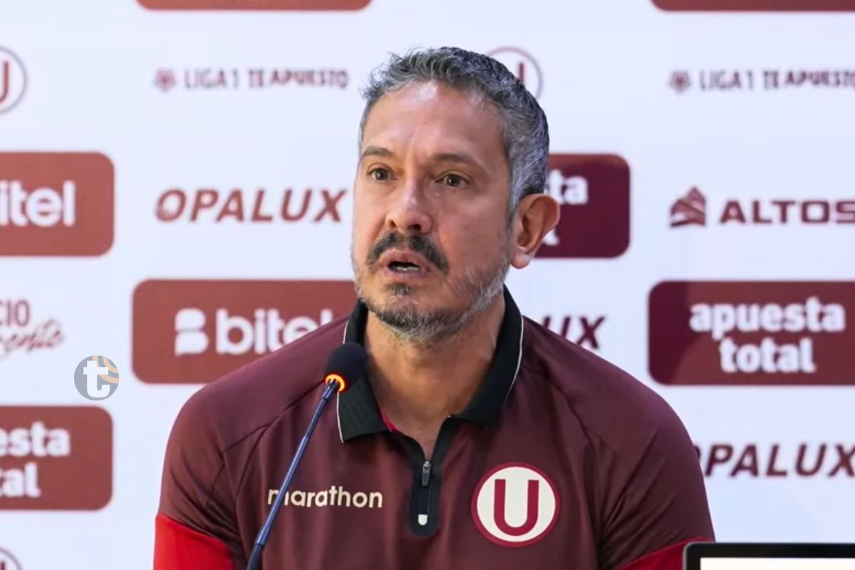 Franco Velazco, administrador de Universitario, vio el clásico en los vestuarios y no en el palco reservado para la delegación crema. (Foto: GEC)