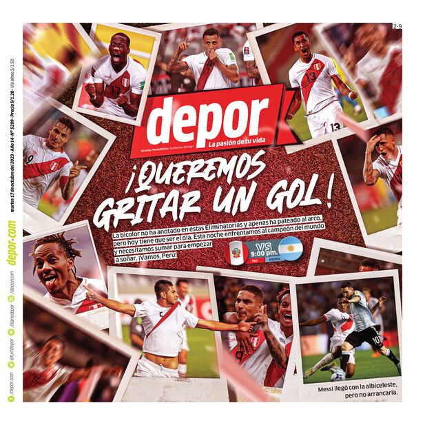 ¡Queremos gritar un gol!