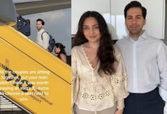 Su novio no quiso pagar 11 dólares adicionales para sentarse con ella en el avión y enfureció