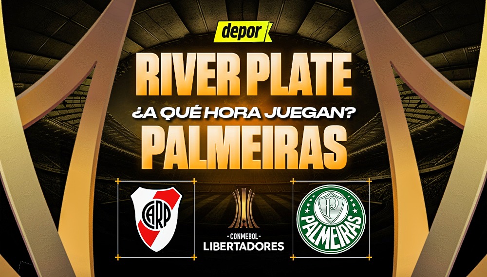 Fecha, horarios y canales de TV para ver River Plate vs. Palmeiras. (Diseño: Christian Marlow)