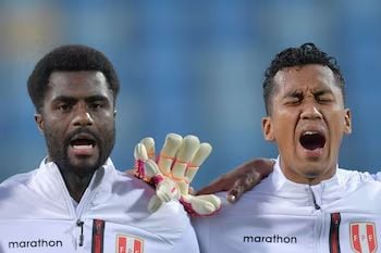 Ramos y Tapia fueron compañeros en la selección. (Foto: Conmebol)
