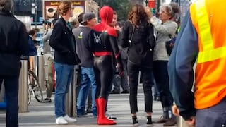 'Spider-Man: Far From Home' filtra nuevas imágenes del traje negro de Tom Holland [VIDEO]