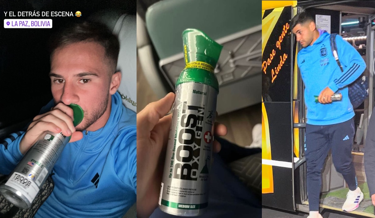 La Selección de Argentino usó en spray. (Foto: Instagram / Difusión / Captura ESPN)