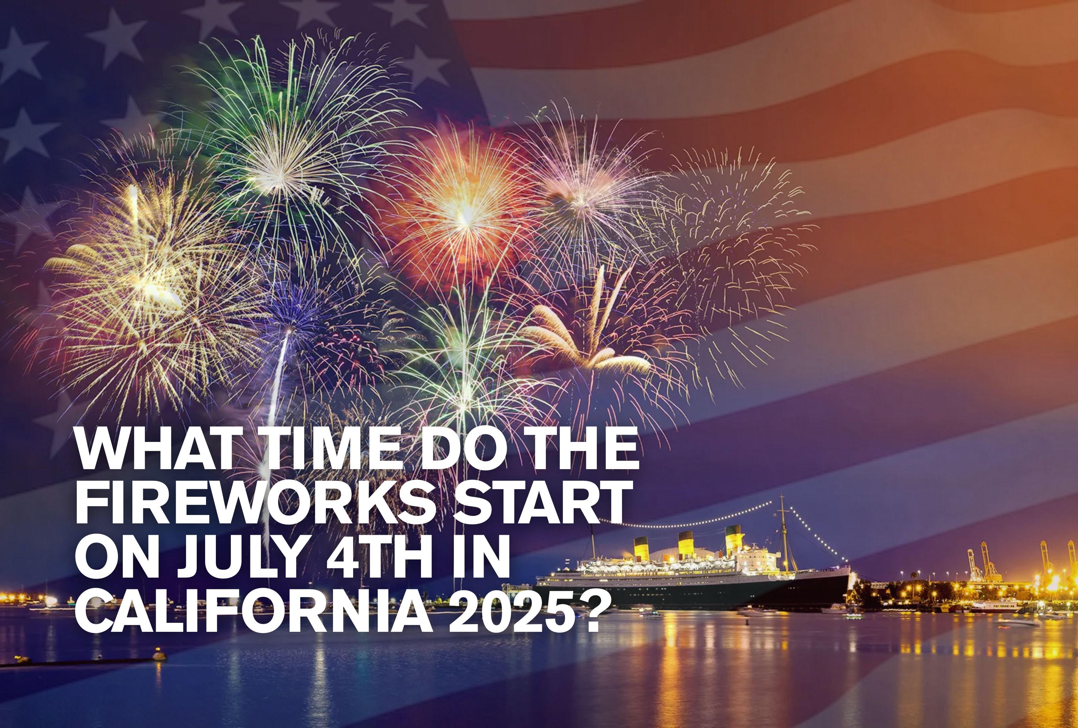 Sunset in California before the fireworks. We tell you what time the show starts on July 4, 2025, in the major cities. | Photo by visitcalifornia.com / Depor