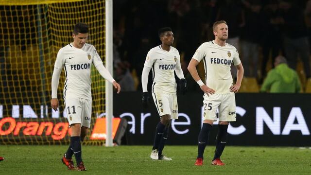 En el último minuto: Mónaco perdió 1-0 ante Nantes en la Ligue 1 con Radamel Falcao