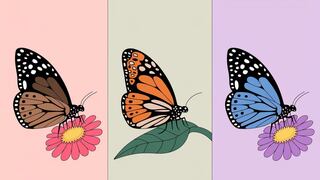 Elige una de las mariposas en la imagen para conocer cómo te recuerdan tus amigos