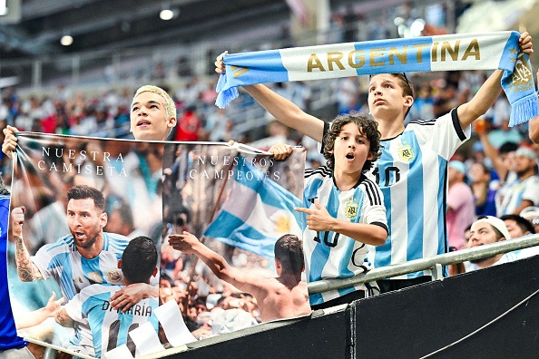 Argentina es el vigente campeón de América tras ganar en Brasil a 2021. (Foto: Getty Images)