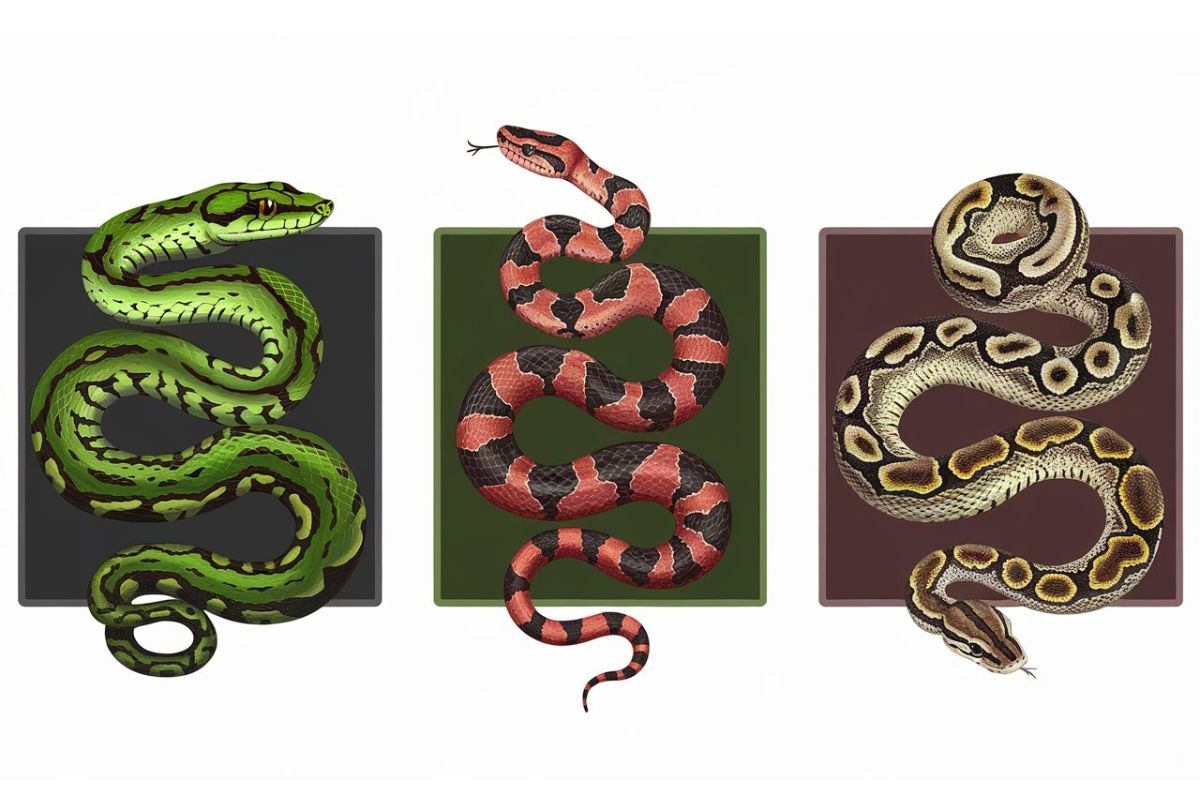 Test de personalidad: escoge una de las serpientes en esta imagen para conocer qué clase de persona eres (Foto: Depor).