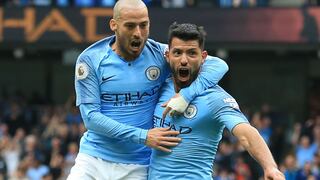 Con tres goles de Agüero: Manchester City venció 6-1 a Huddersfield por la Premier League