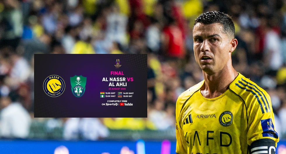¡Al-Nassr vs Al-Ahli EN VIVO! Horario, Canal de TV y Dónde Ver la Final de la Supercopa Saudí 2025 con Cristiano Ronaldo