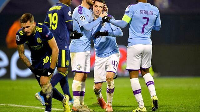 ¡Directo a octavos! Manchester City goleó 4-1 a Dinamo Zagreb por Champions League en el estadio Maksimir