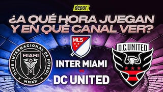 En qué canales ver Inter Miami vs. DC United con Messi y horarios confirmados