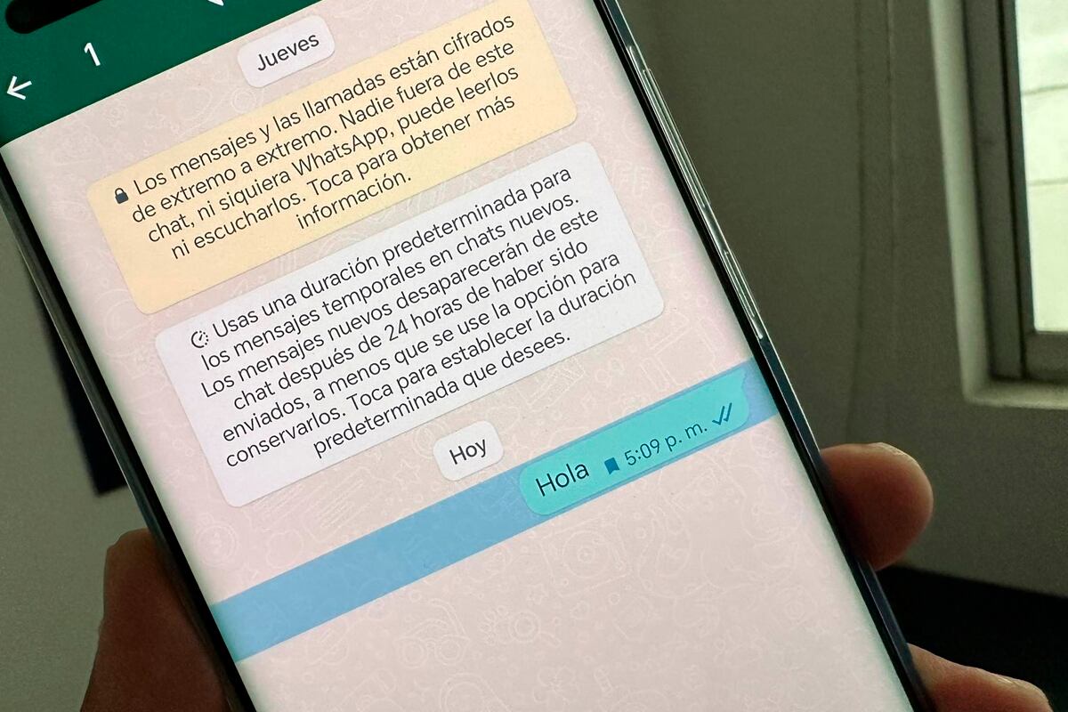 Esa banderita de Favoritos solo se aparece en las conversaciones de WhatsApp que desaparecen. (Foto: MAG - Rommel Yupanqui)
