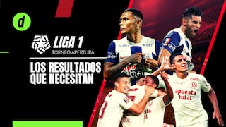Liga 1: los resultados que necesita Alianza Lima y Universitario para ganar el Apertura
