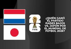 ¿Quién ganó el partido Países Bajos vs. Japón EN VIVO hoy por el Mundial de Fútbol 2026?