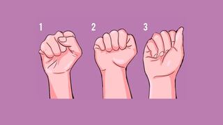 Descubre tu personalidad según la forma en que cierras el puño