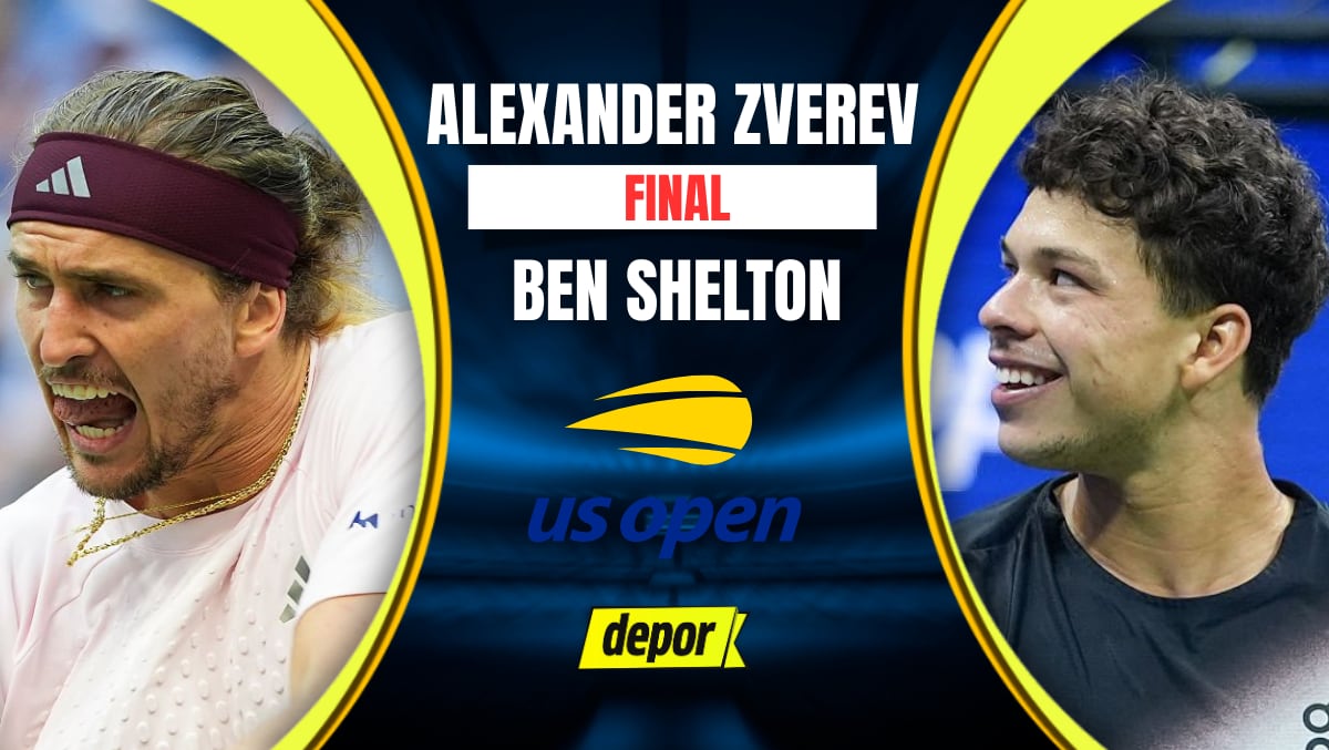 Alexander Zverev vs. Ben Shelton EN VIVO: ver final de US Open vía ESPN y Disney Plus gratis