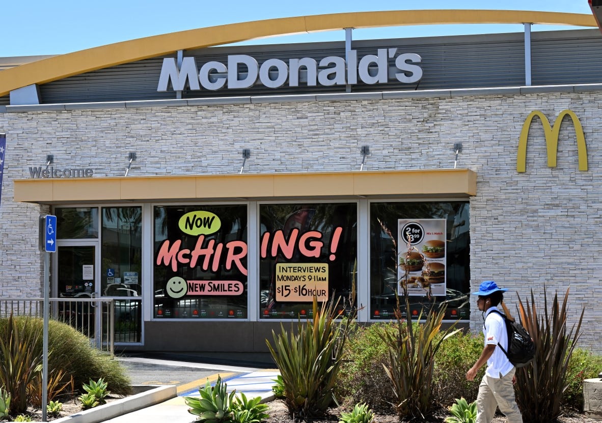 Fachada de uno de los tantos locales de McDonald’s (Foto: AFP)