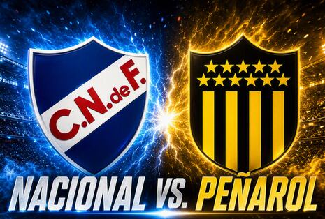 VTV Plus transmitió el clásico Nacional 1-0 Peñarol por la Liga de Uruguay
