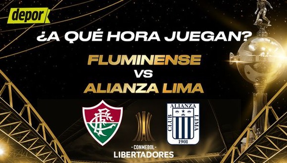 Alianza Lima y Fluminense se miden por la Copa Libertadores. (Diseño: Depor)