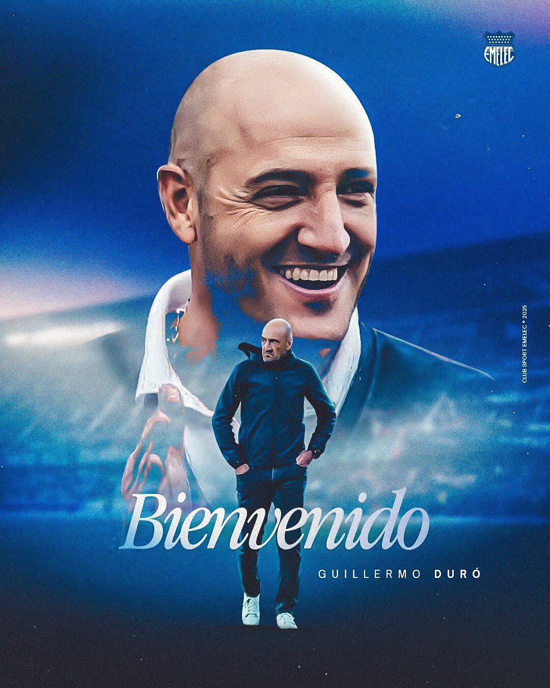 Guillermo Duró fue anunciado como nuevo DT de Emelec. (Foto: Emelec)