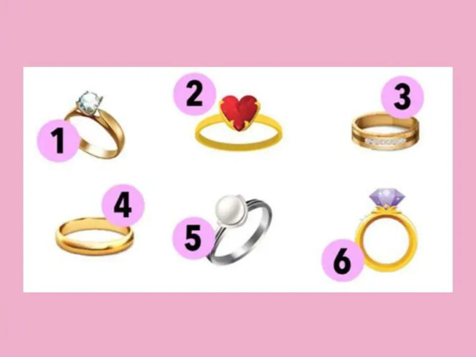 TEST VISUAL | En esta imagen se aprecian varios anillos. ¿Cuál es el que más te gusta? (Foto: namastest.net)