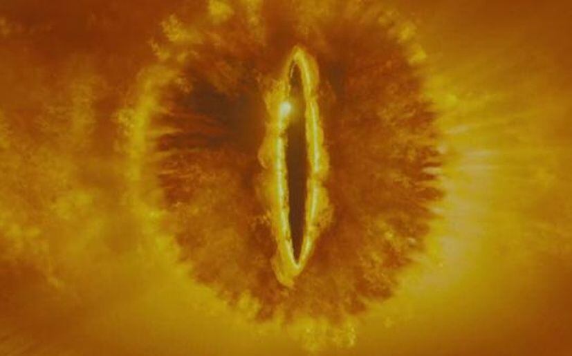 El Ojo de Sauron en saga de "El señor de los anillos" (Foto: New Line Cinema)