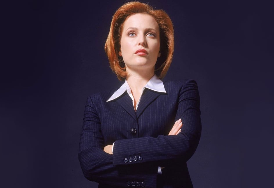 Gillian Anderson como la agente especial del FBI Dana Scully en la serie “Los Expedientes Secretos X”! (Foto: Fox)