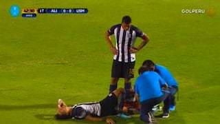 Alianza Lima: Rinaldo Cruzado lesionó a su compañero en una jugada fortuita [VIDEO]