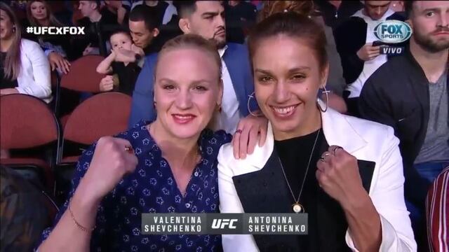 ¡La cámara las captó! Valentina Shevchenko y su hermana Antonina dijeron presente en el UFC 232 [VIDEO]