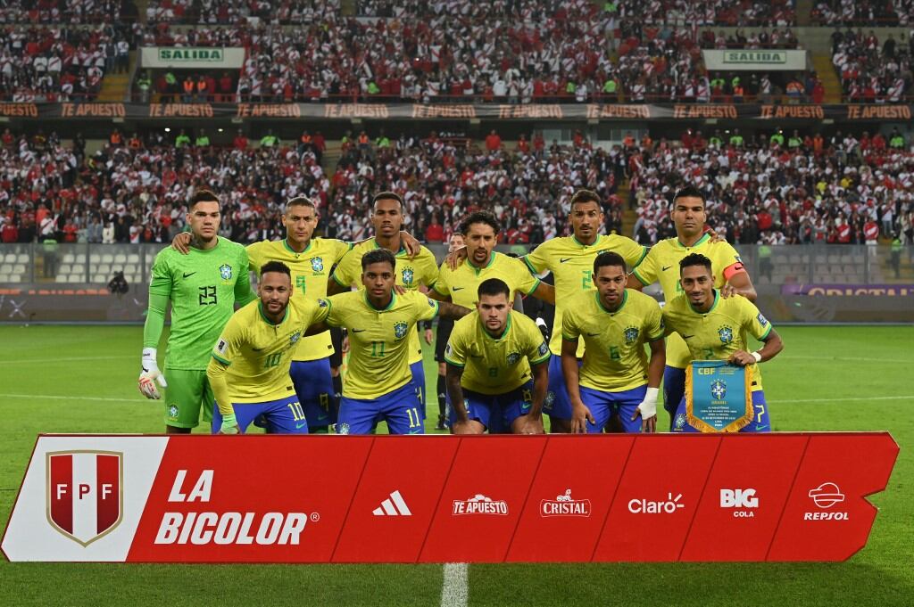 La selección de Brasil se encuentra en el sexto lugar de las Eliminatorias 2026, con 7 puntos. (Foto: AFP)