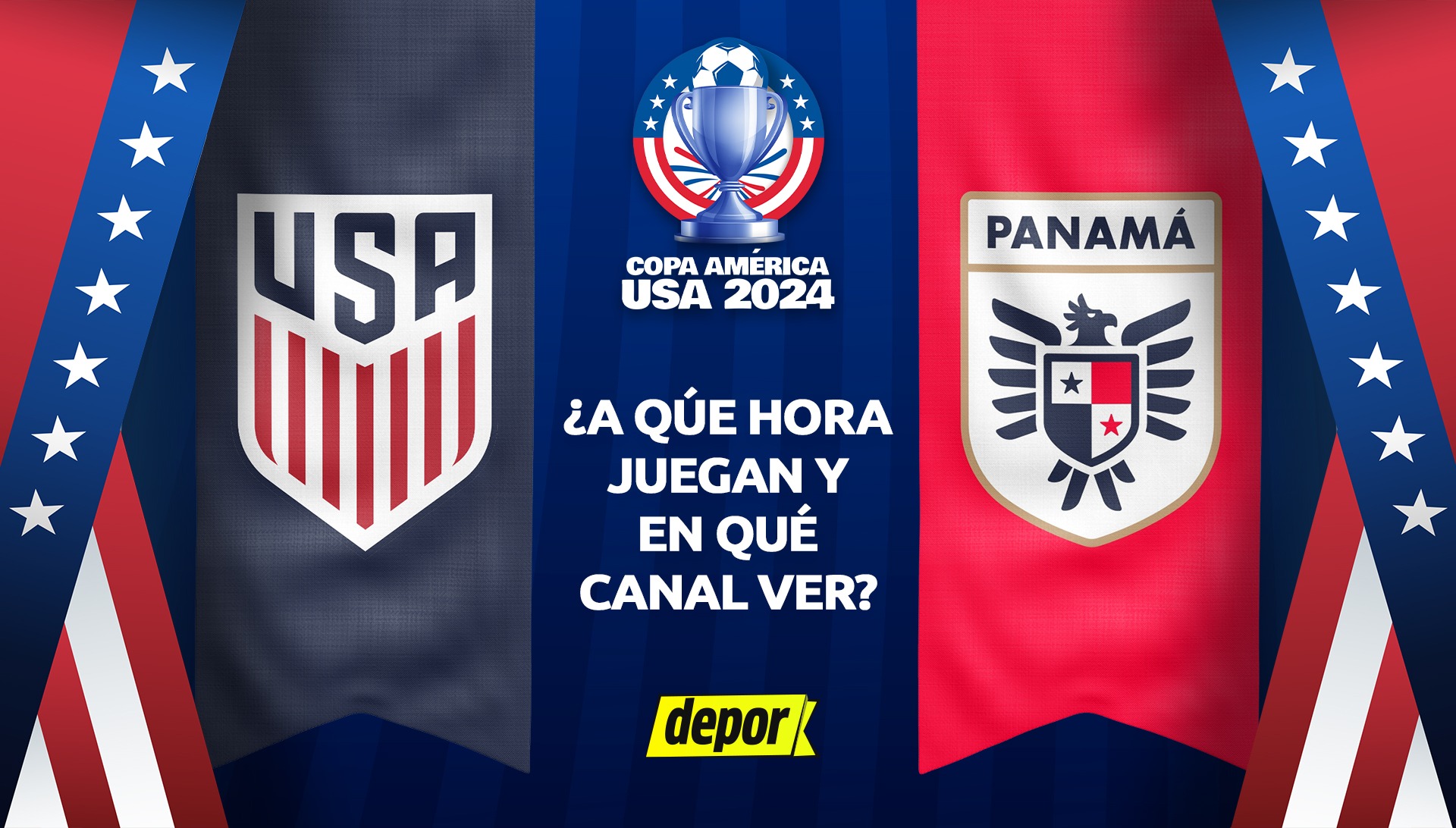 Panamá vs. Estados Unidos se miden por la Copa América 2024. (Foto: Depor)